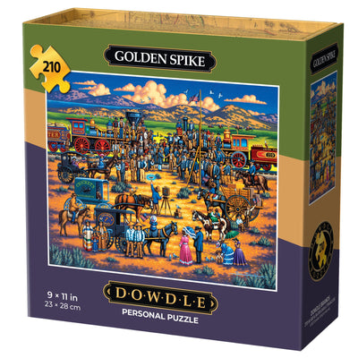 Golden Spike | 210 Piece Personal Puzzle