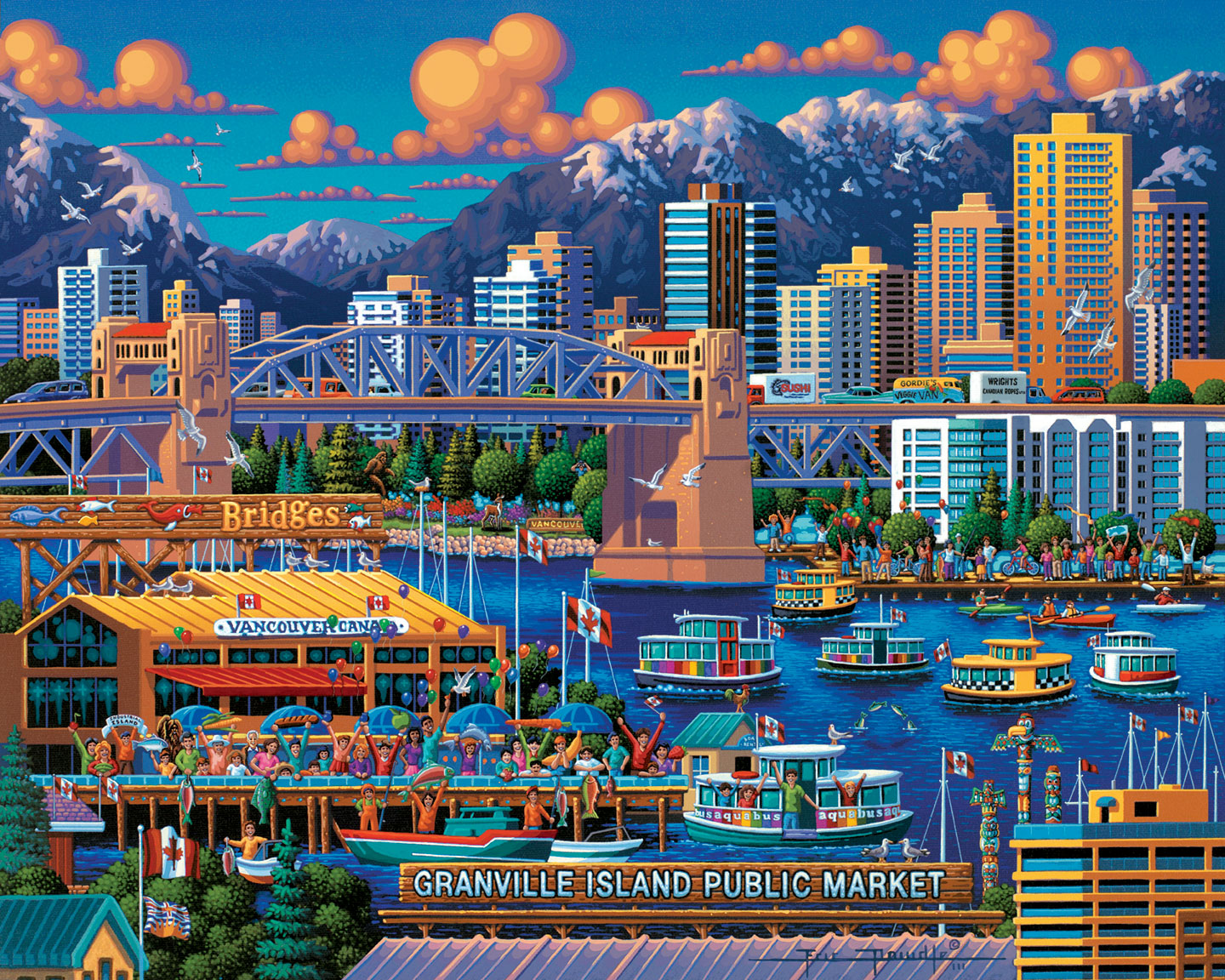 Granville Island - Fine Art | Dowdle Folk Art