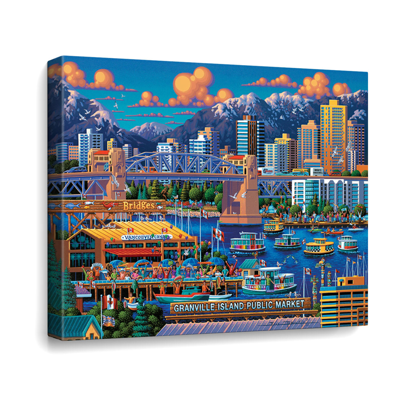 Granville Island - Fine Art | Dowdle Folk Art