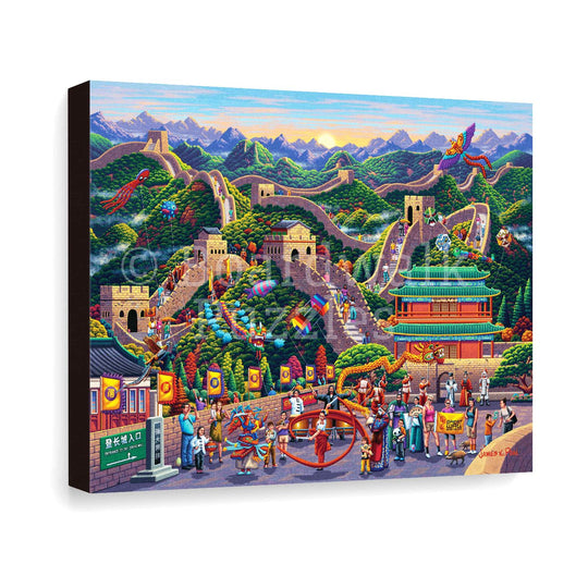 Great Wall of China - Boardwalk Fine Art