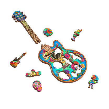 Guitar Calavera - Fun Size