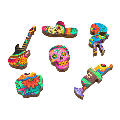 Guitar Calavera - Fun Size