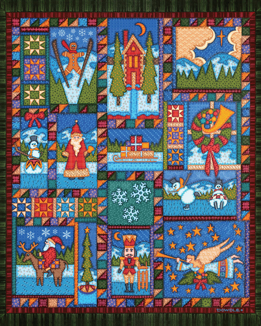 Holiday Patchwork | 500 Piece Dowdle Jigsaw Puzzle