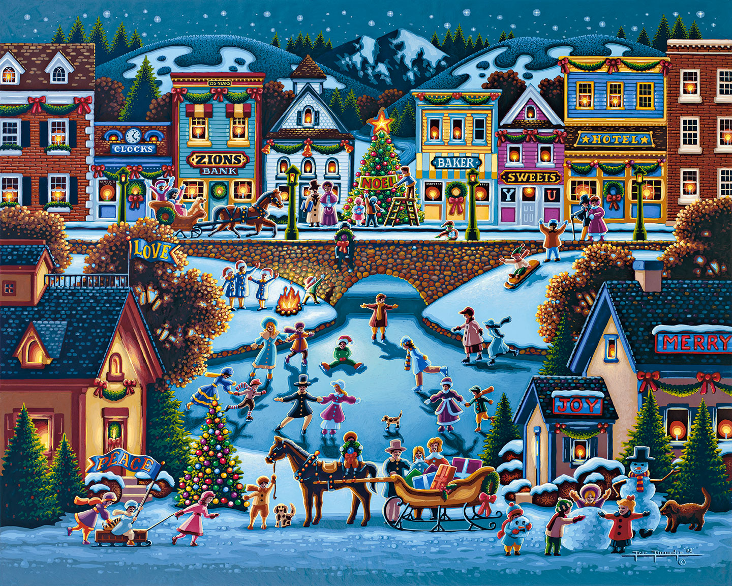 Hometown Christmas | 210 Piece Personal Puzzle