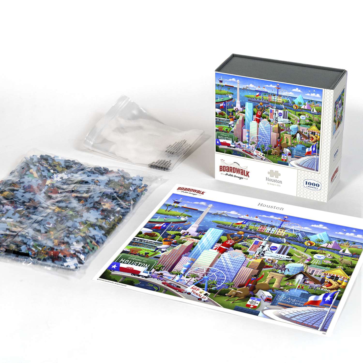 Houston | 1000 Piece Boardwalk Jigsaw Puzzle