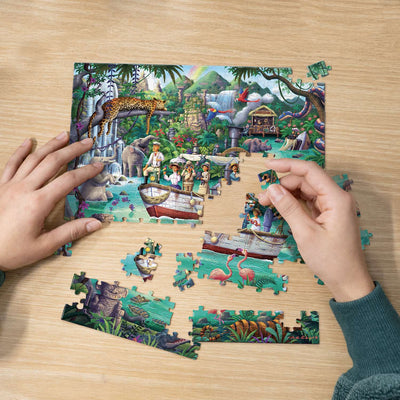 Jungle River Expedition | 210 Piece Personal Puzzle