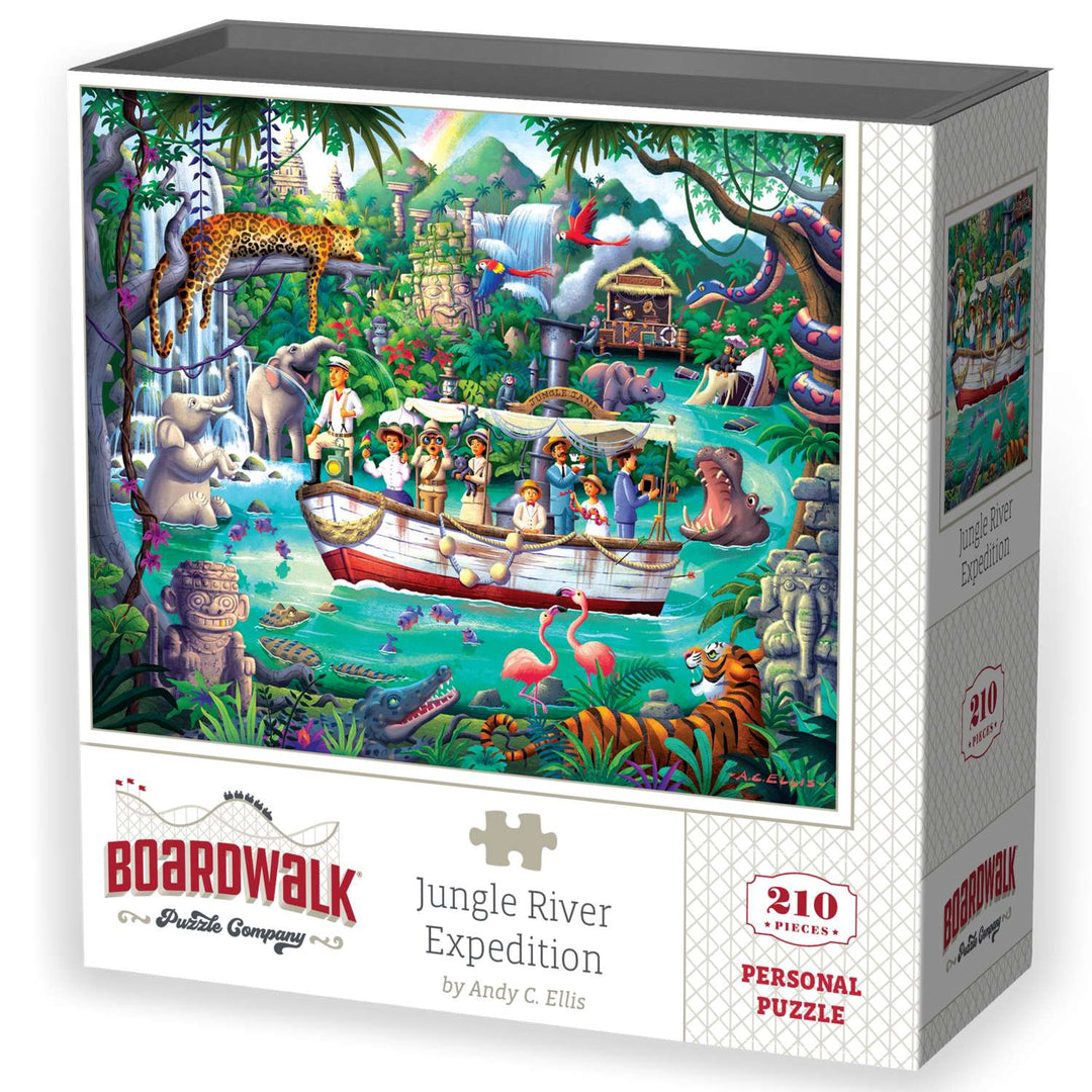 Jungle River Expedition - Personal Puzzle - 210 Piece