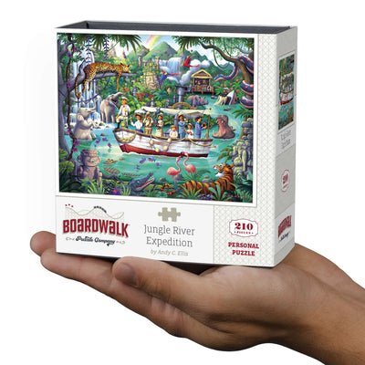 Jungle River Expedition | 210 Piece Personal Puzzle