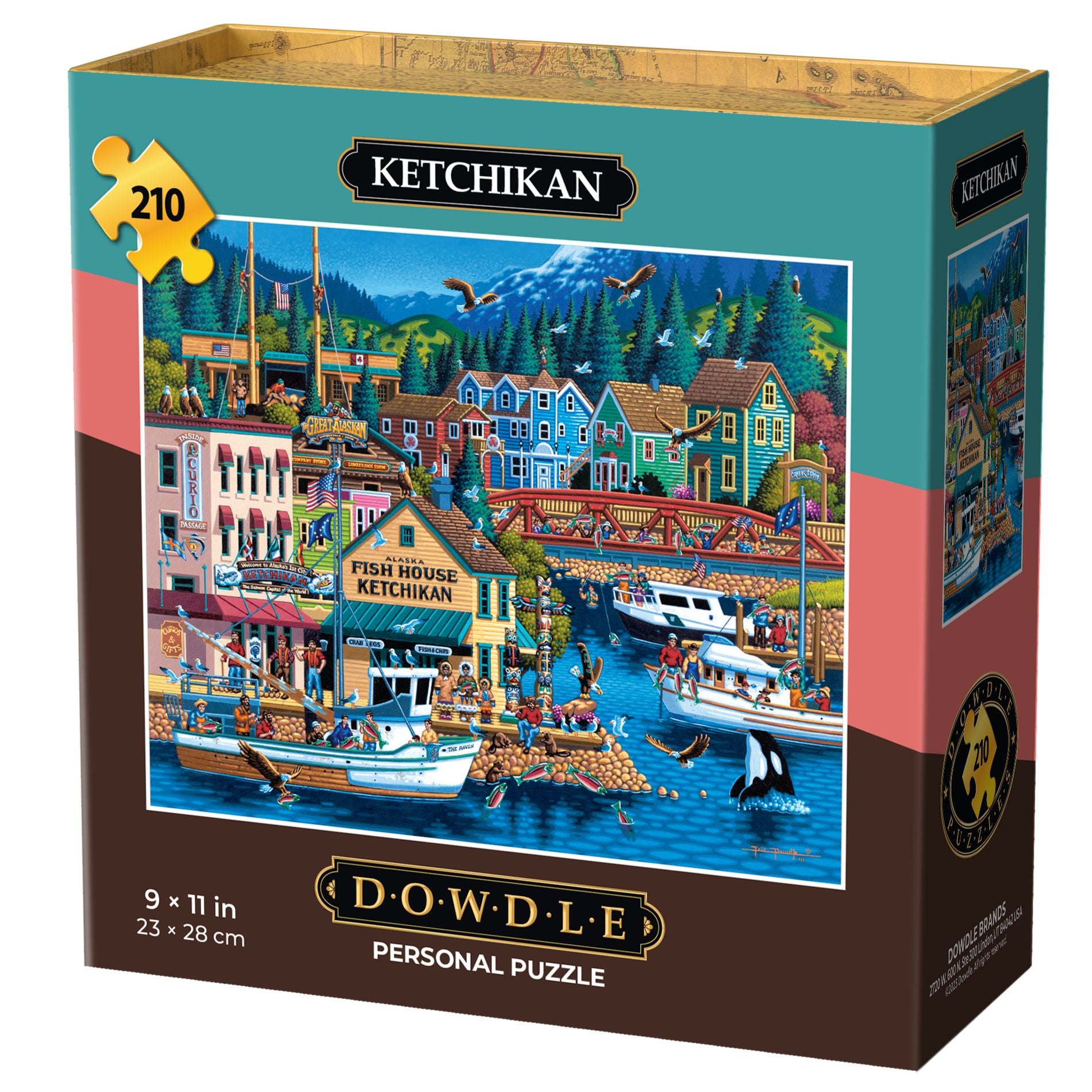 Ketchikan - Personal Puzzle - 210 Piece – Dowdle Folk Art