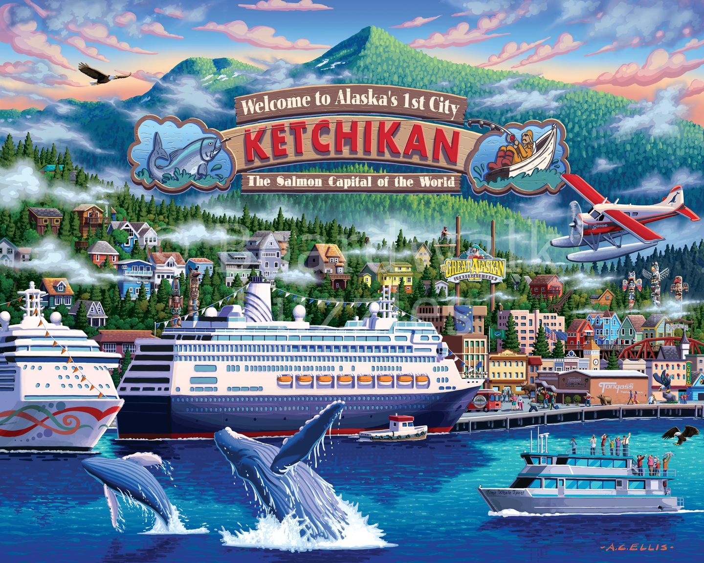 Ketchikan | 210 Piece Personal Puzzle