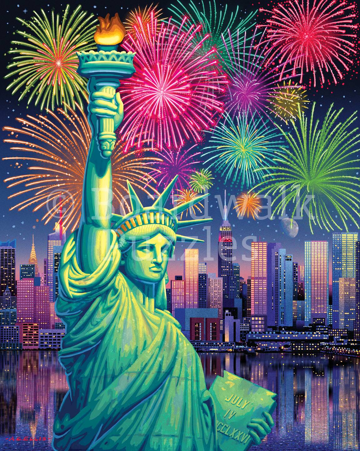 Lady Liberty | 210 Piece Personal Puzzle