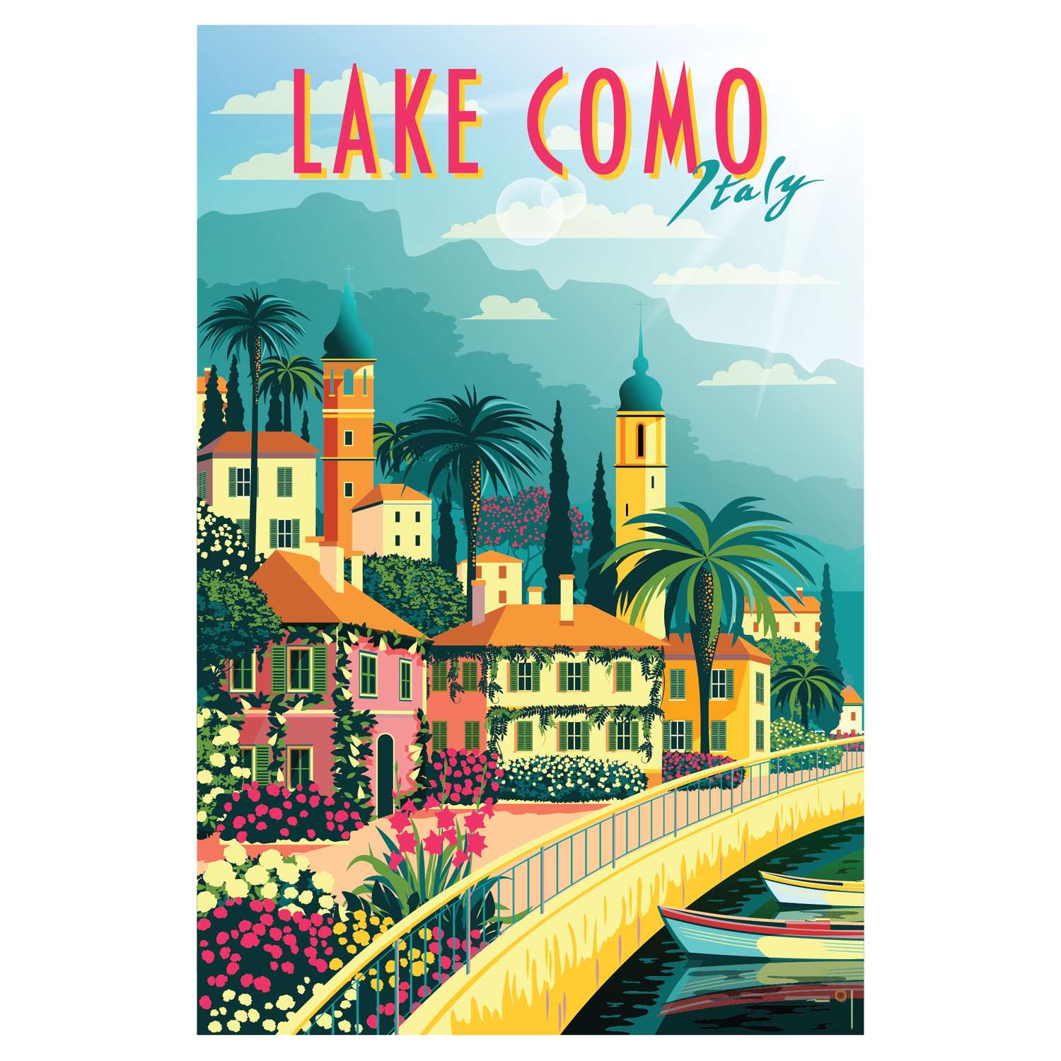 Lake Como, Italy | Luxury Wood Puzzle