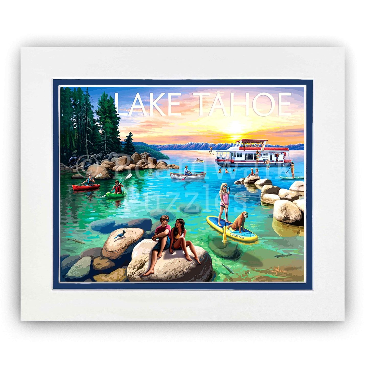 Lake Tahoe - Boardwalk Fine Art