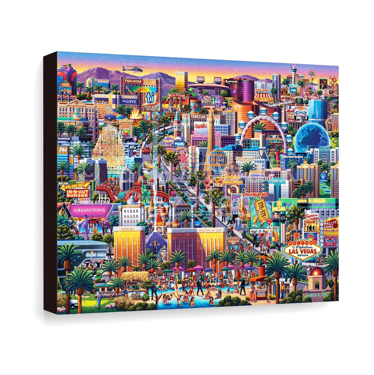 Las Vegas Strip - Boardwalk Fine Art