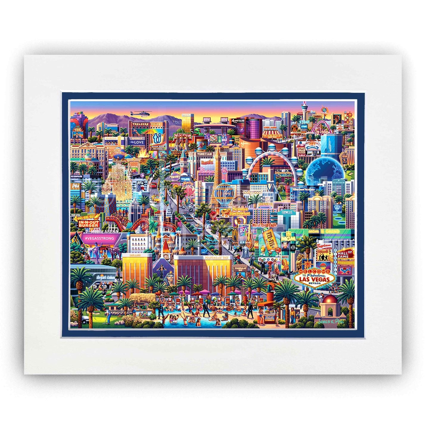 LasVegasStrip-DoubleMattePrint