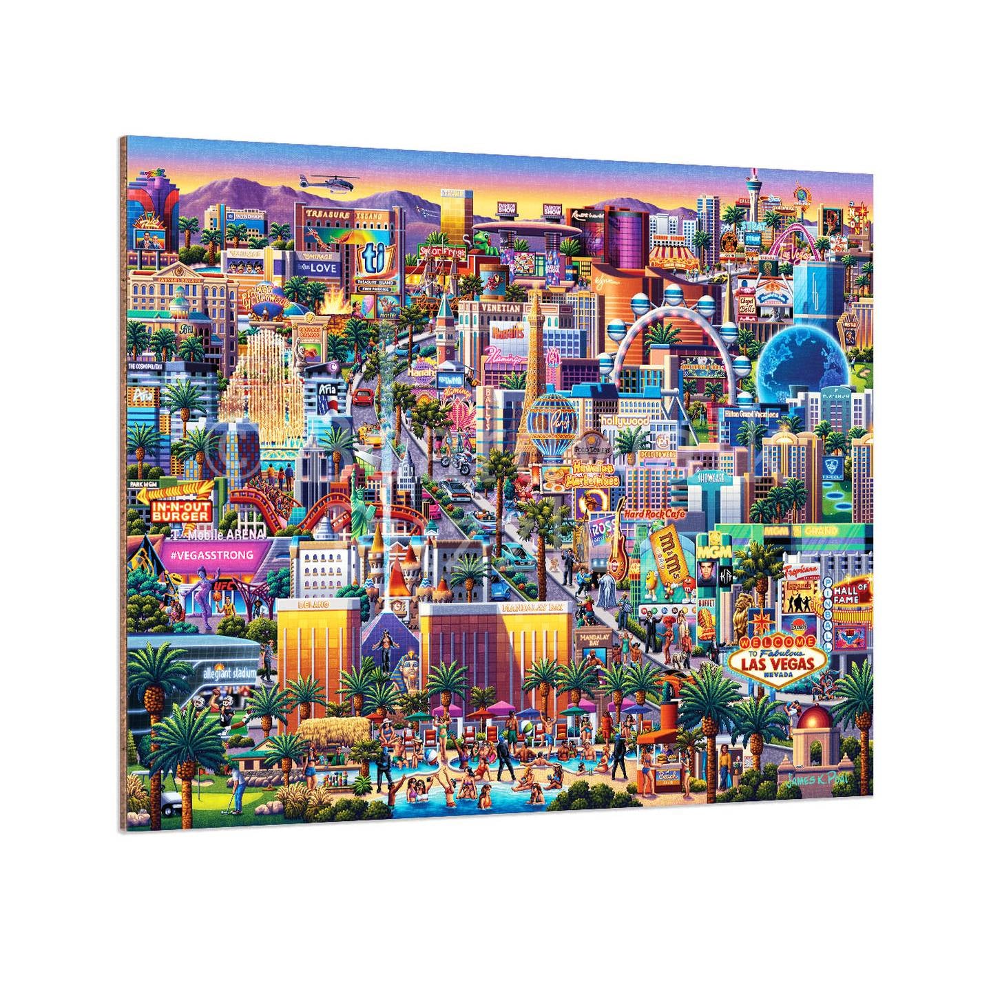 Las Vegas Strip - Boardwalk Fine Art
