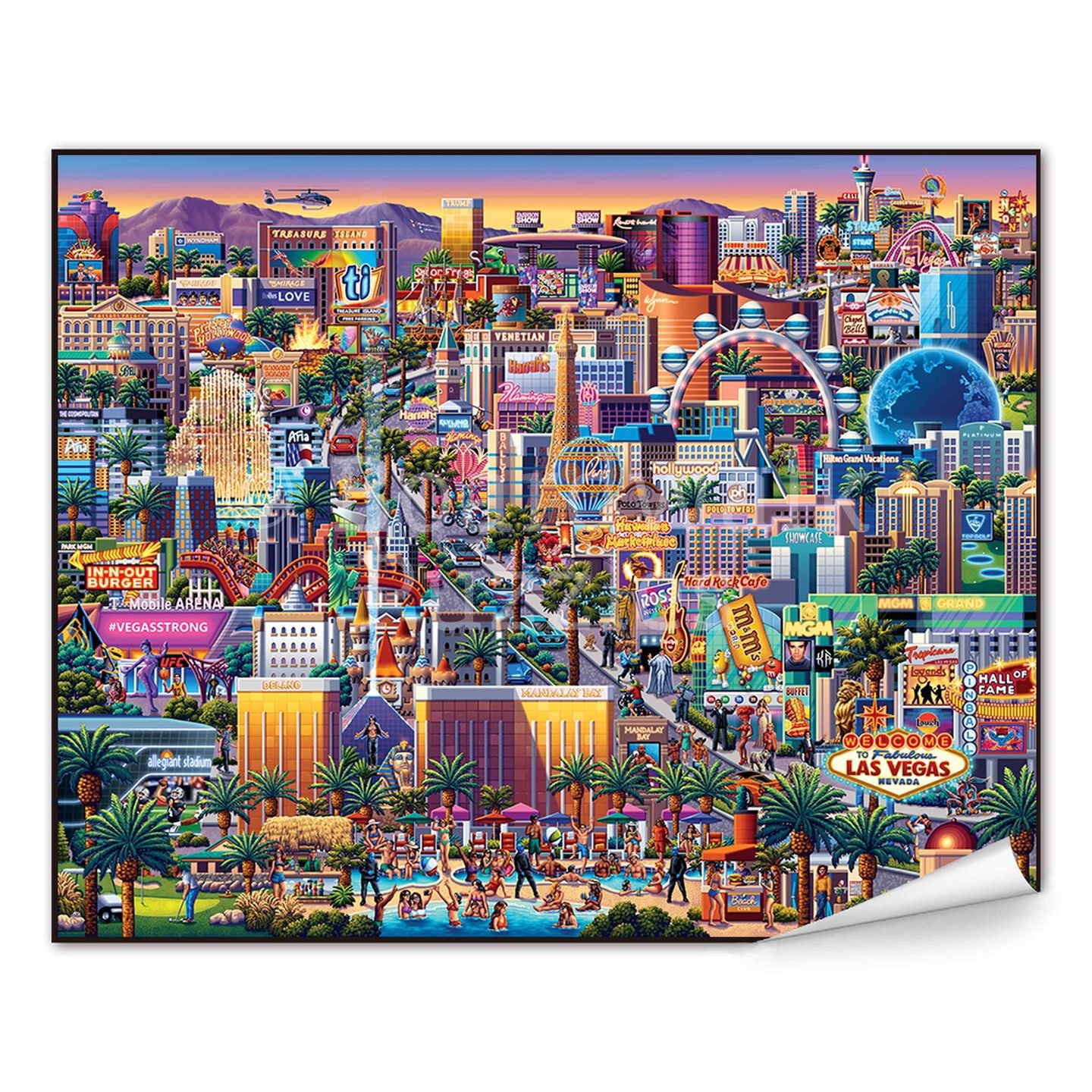 Las Vegas Strip - Boardwalk Fine Art