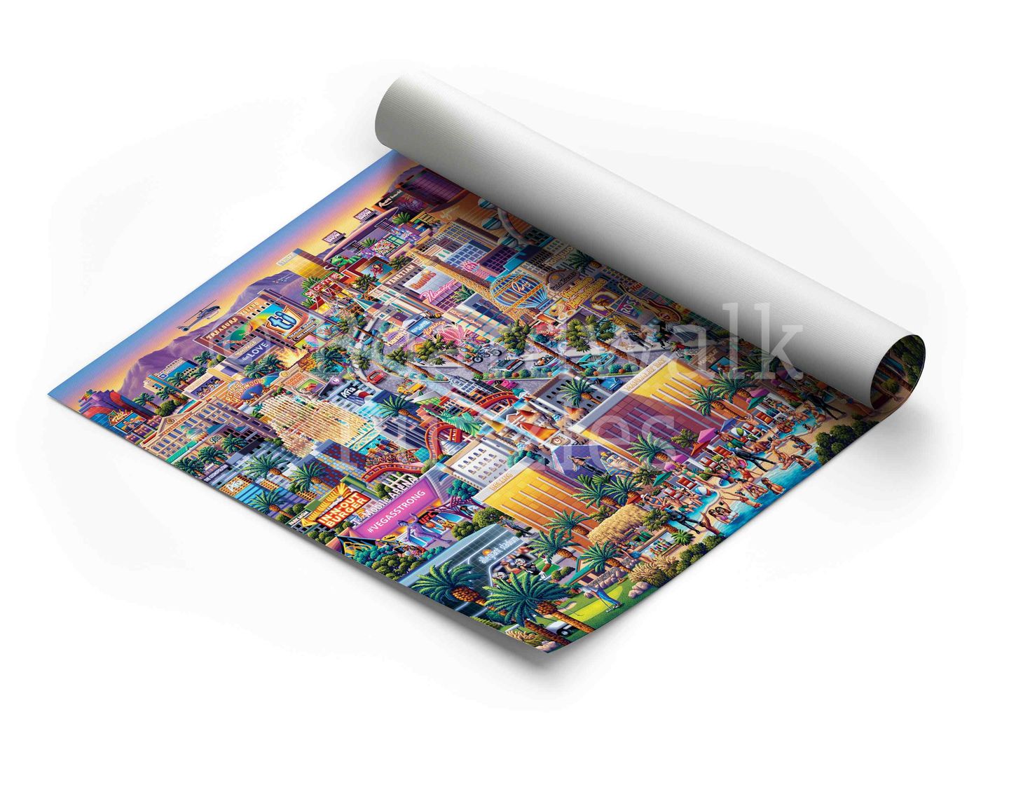 Las Vegas Strip - Boardwalk Fine Art