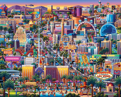 Las Vegas Strip | 210 Piece Personal Puzzle