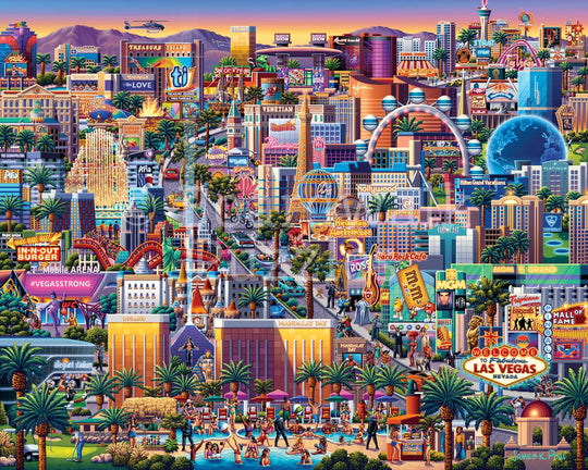 Las Vegas Strip - Personal Puzzle - 210 Piece