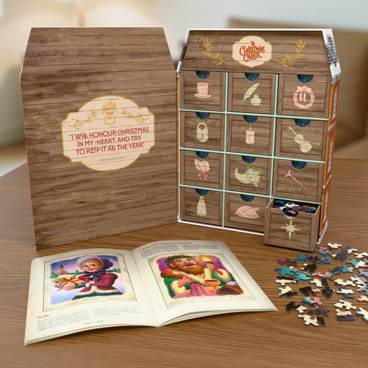 A Christmas Carol Puzzle Advent Calendar
