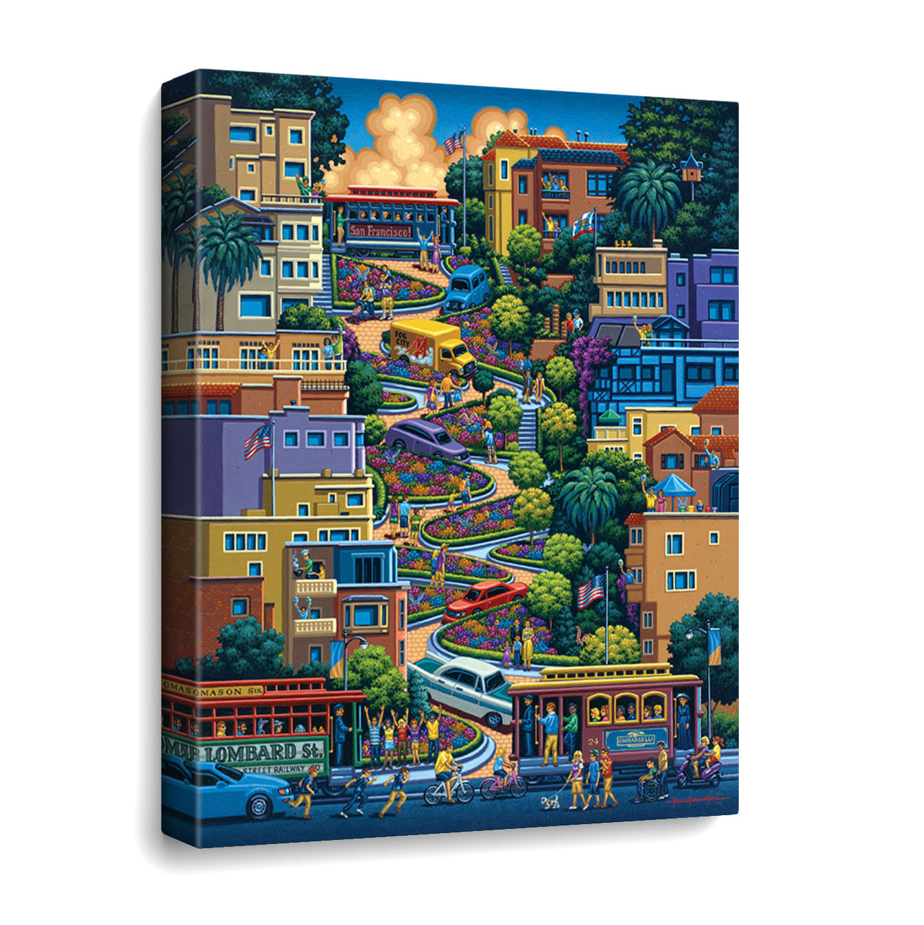 Lombard Street - Fine Art | Dowdle Folk Art
