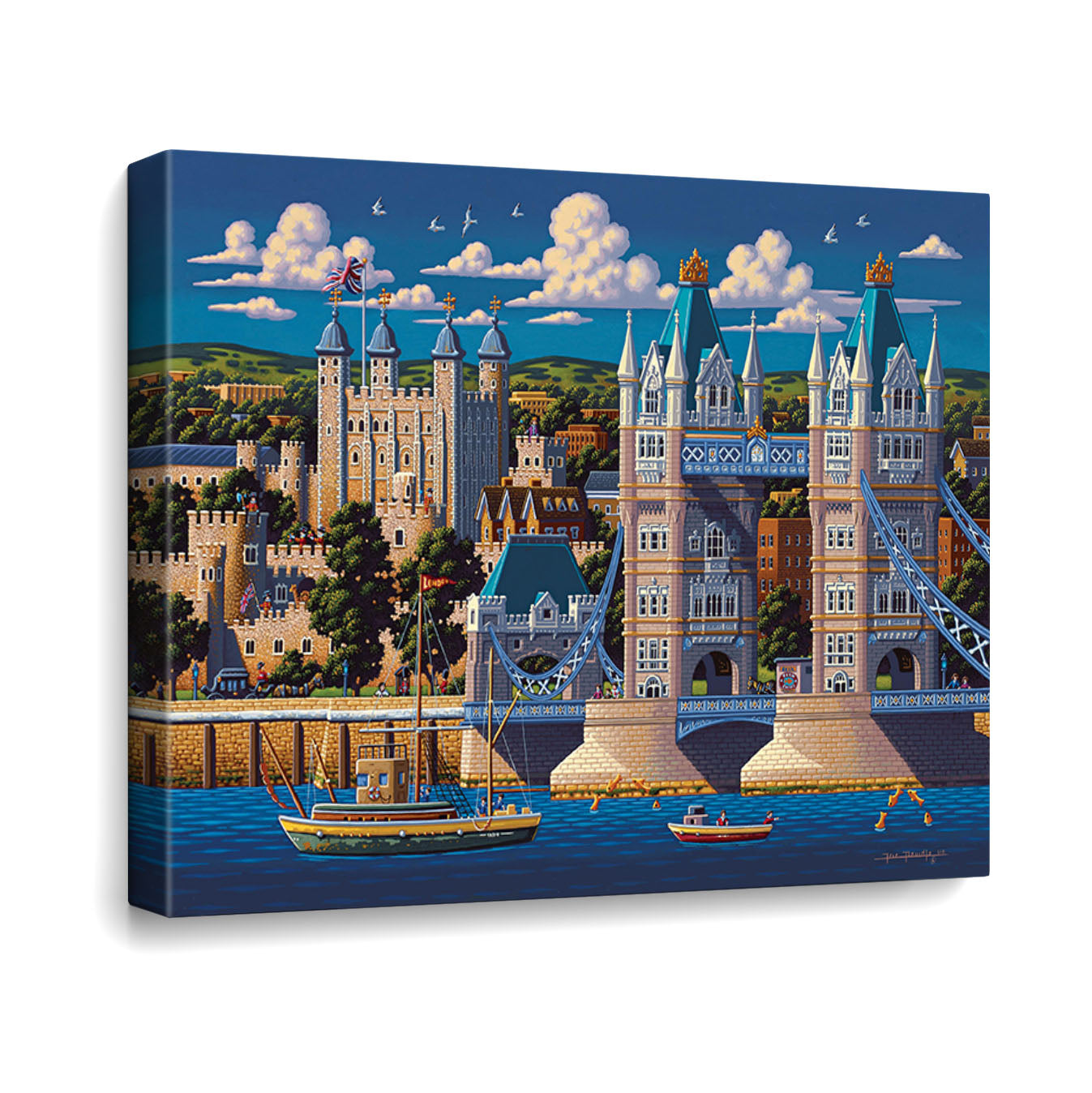 London Tower Bridge - Fine Art | Dowdle Folk Art