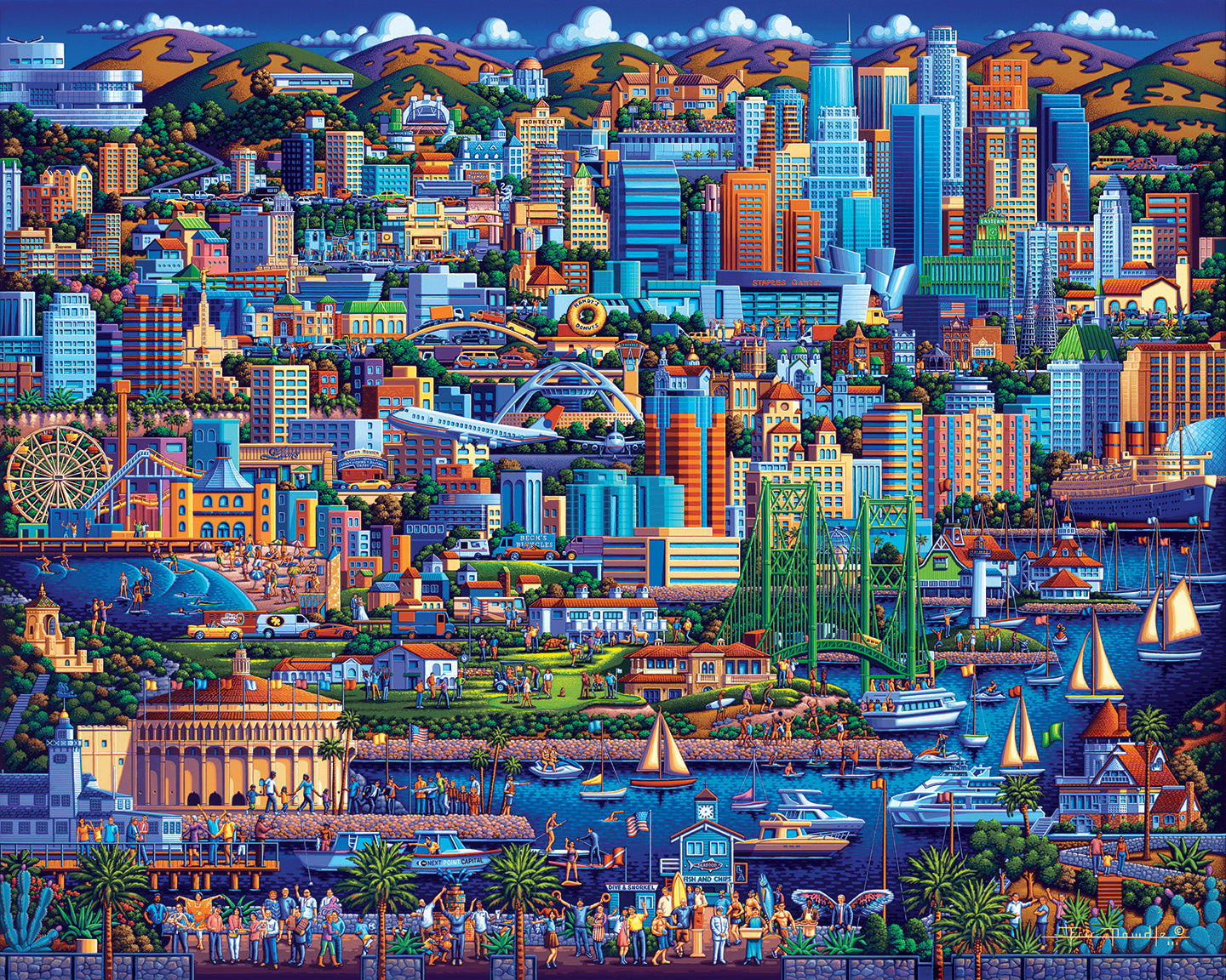 Los Angeles - Fine Art | Dowdle Folk Art