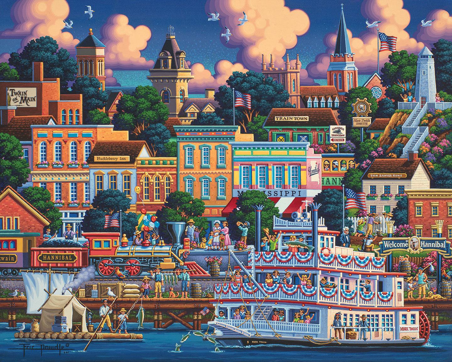 Mark Twain's Hannibal Fine Art