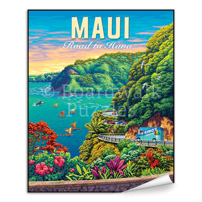 Maui Road to Hana - Boardwalk Fine Art