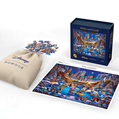 Mickey & Friends Skating in Central Park - 500 Piece