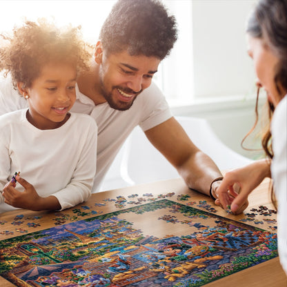 Mickey & Friends Painting in Paris - 500 Piece