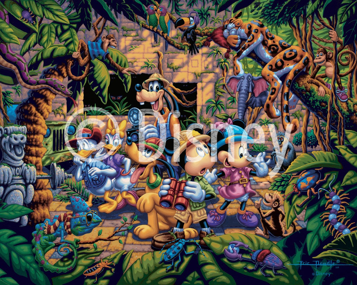 Mickey & Friends Exploring the Jungle - 500 Piece