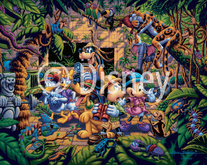 Mickey & Friends Exploring the Jungle - 500 Piece