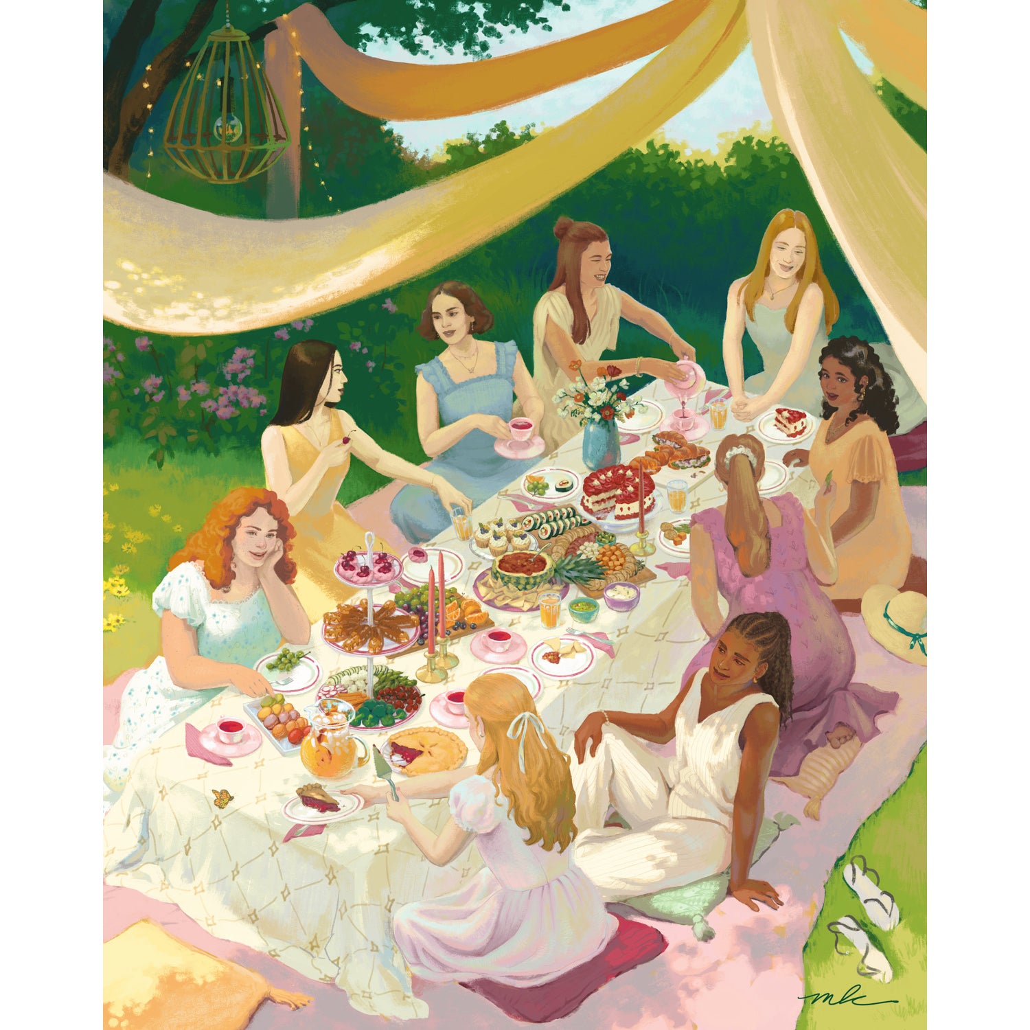 Midsummer Garden Party | 500 Piece Boardwalk Jigsaw Puzzle