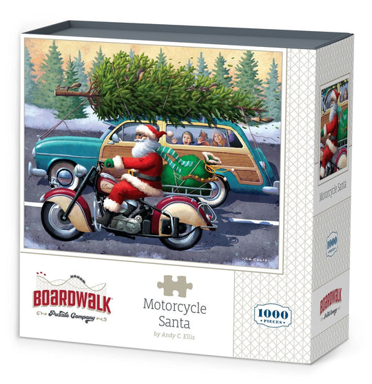 Motorcycle Santa - 1000 Piece