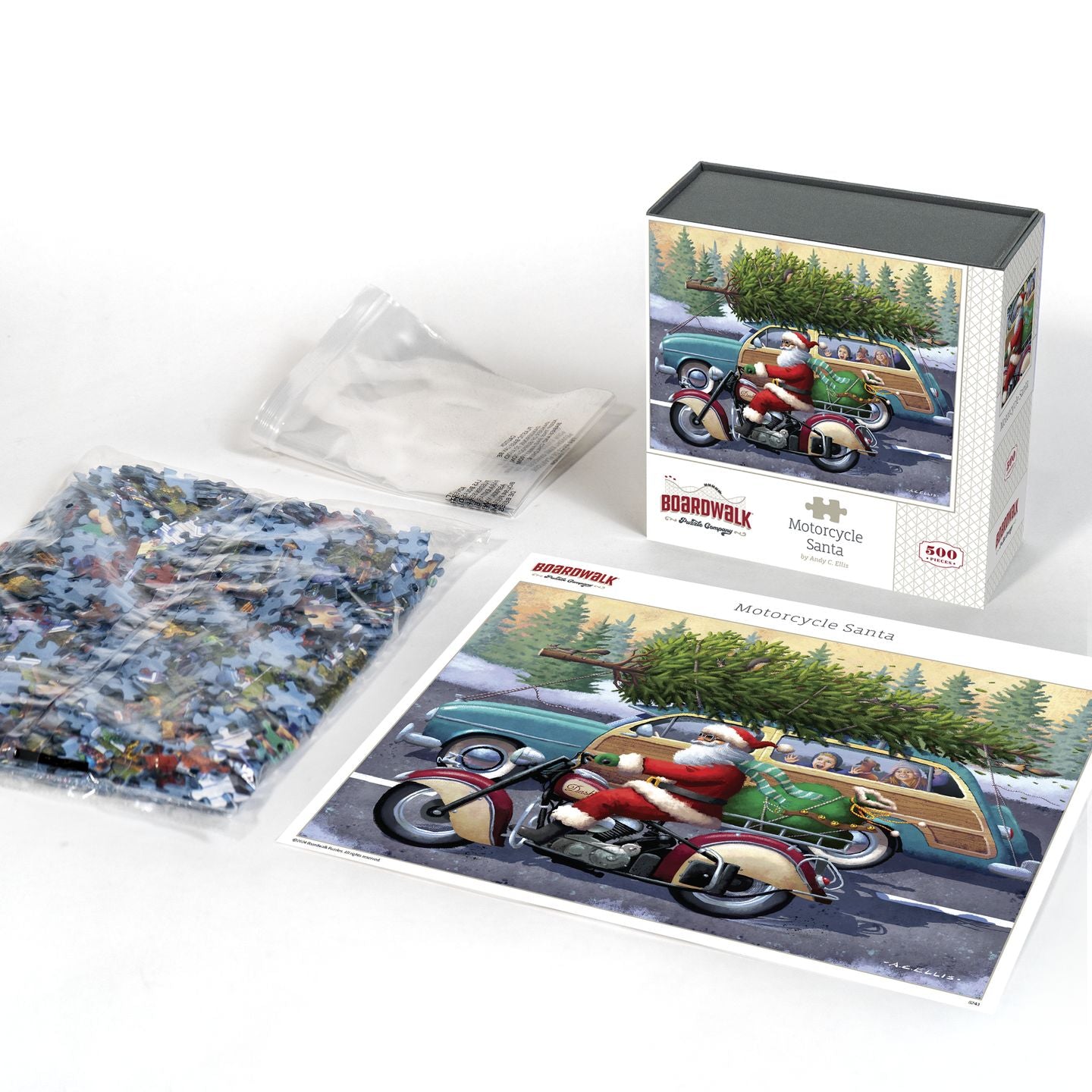 Motorcycle Santa | 500 Piece
