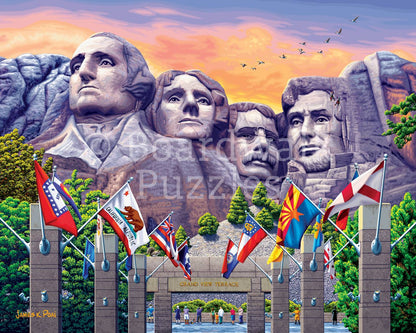 Mt. Rushmore | 210 Piece Personal Puzzle