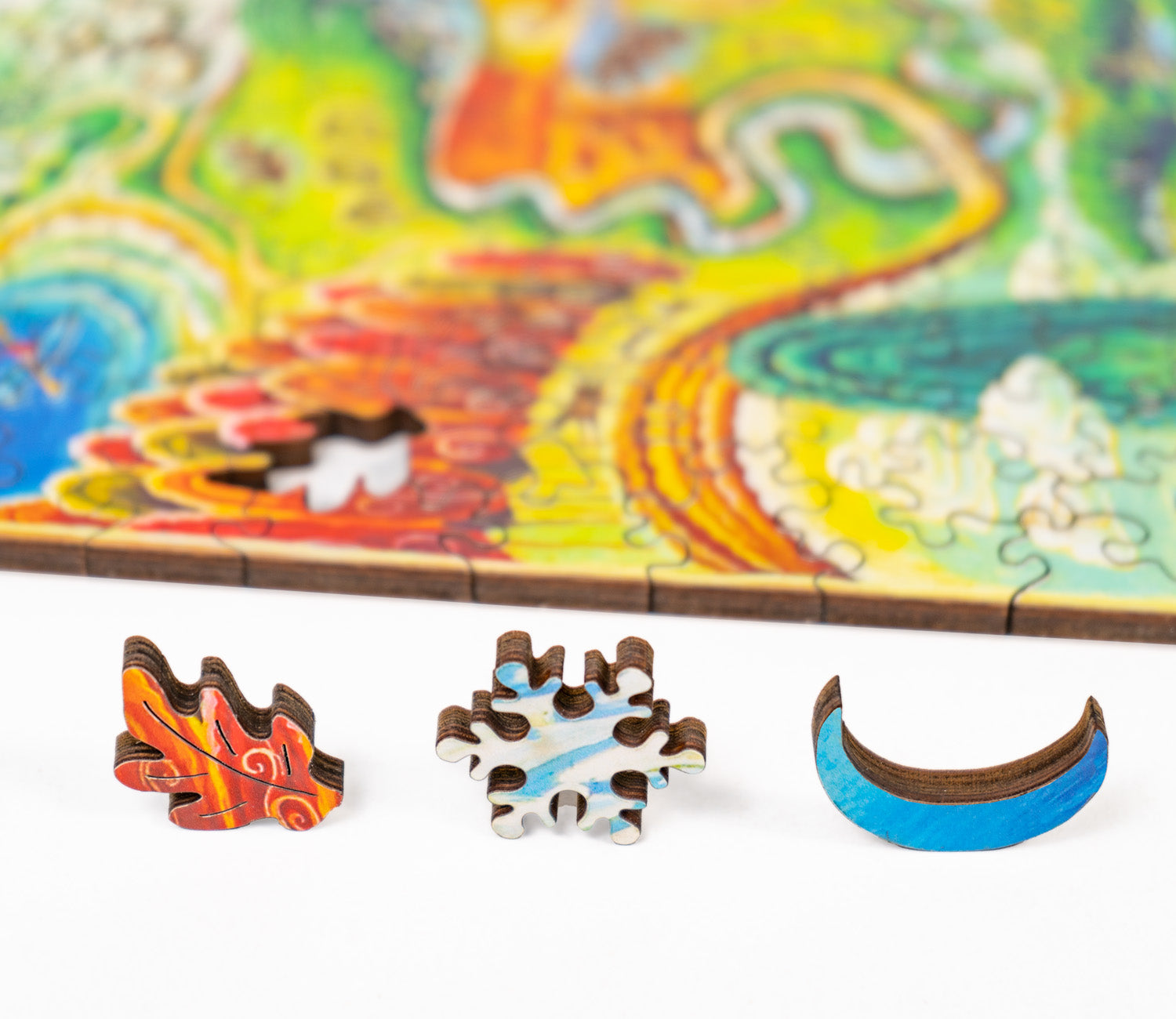 Multi-Season Earth Day | Luxury Wood Puzzle