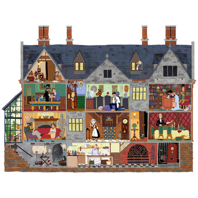 Murder at Blackhorn Manor | Luxury Wood Puzzle - Jumbo Size