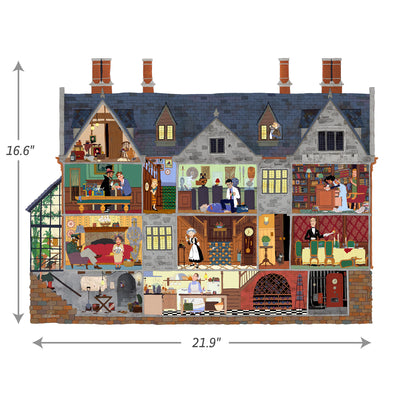 Murder at Blackhorn Manor | Luxury Wood Puzzle - Jumbo Size