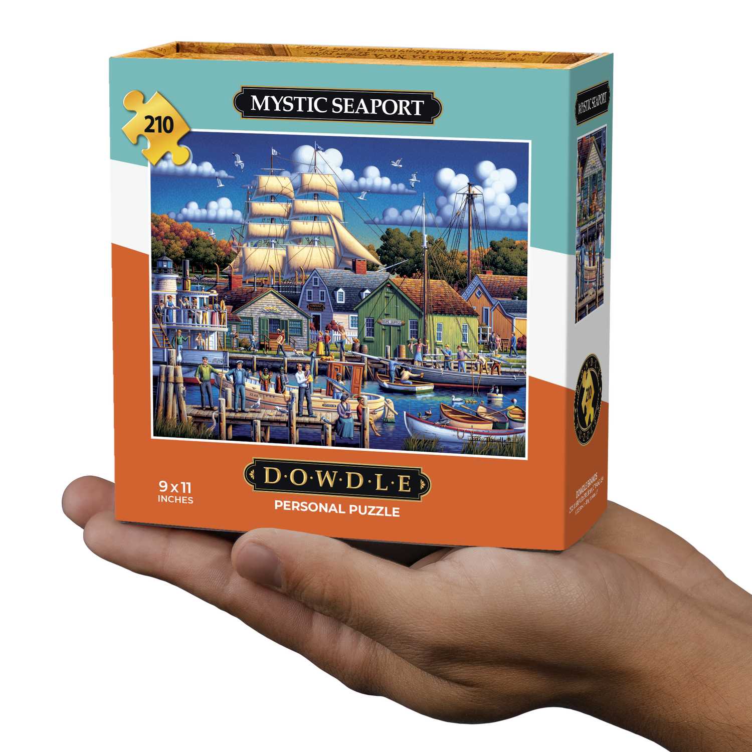 Mystic Seaport | 210 Piece Personal Puzzle