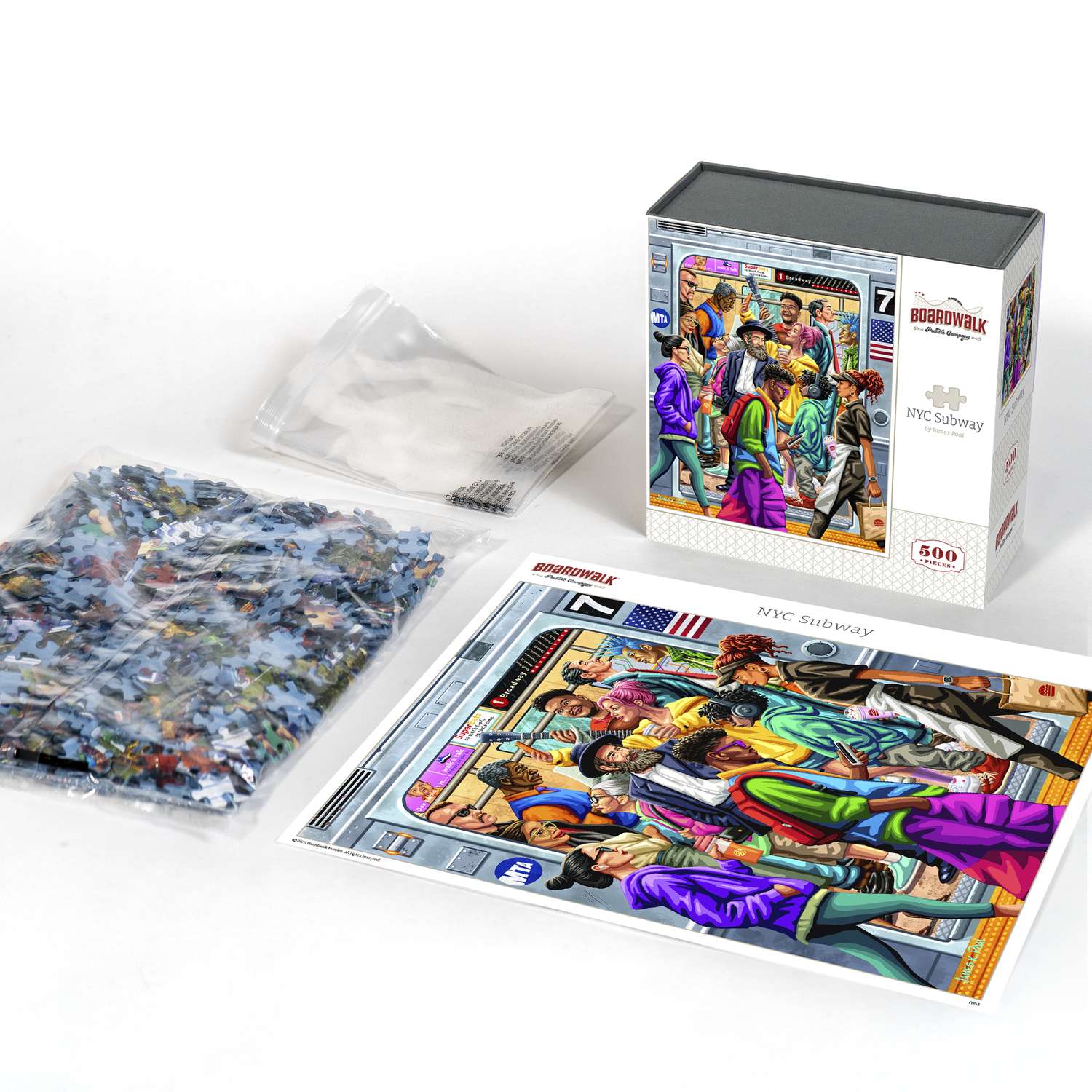 NYC Subway | 500 Piece Boardwalk Jigsaw Puzzle