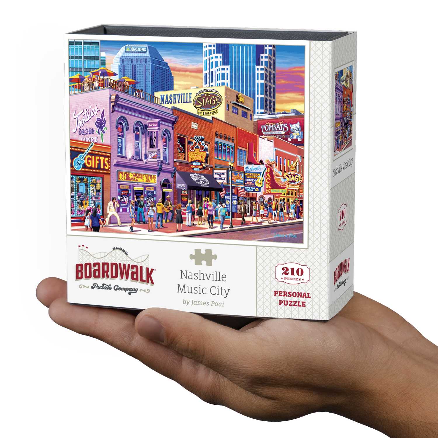Nashville Music City | 210 Piece Personal Puzzle