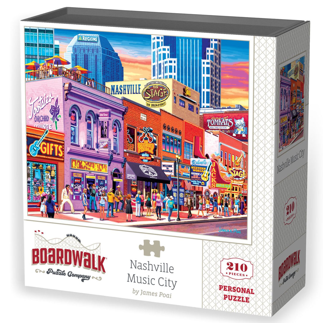 Chicago Downtown Personal Puzzle - 210 Piece Boardwalk Puzzle Company