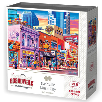 Nashville Music City | 210 Piece Personal Puzzle