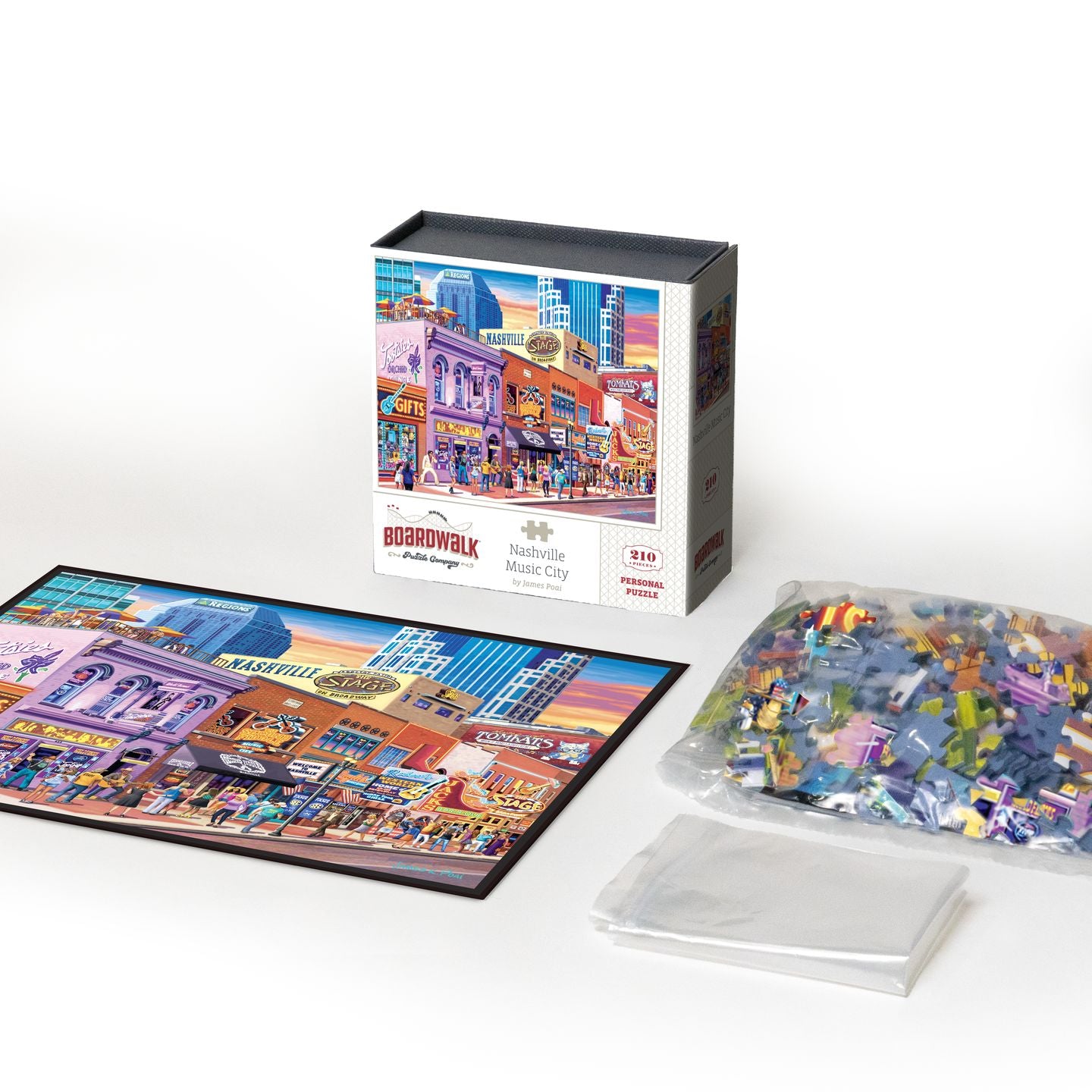 Nashville Music City | 210 Piece Personal Puzzle