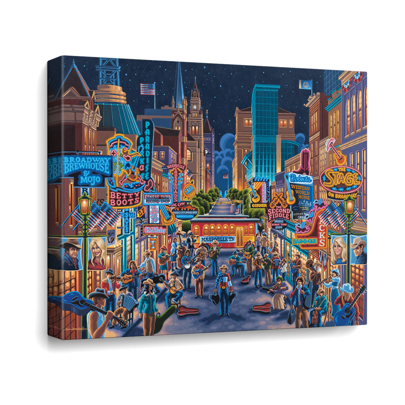Nashville Canvas Gallery Wrap