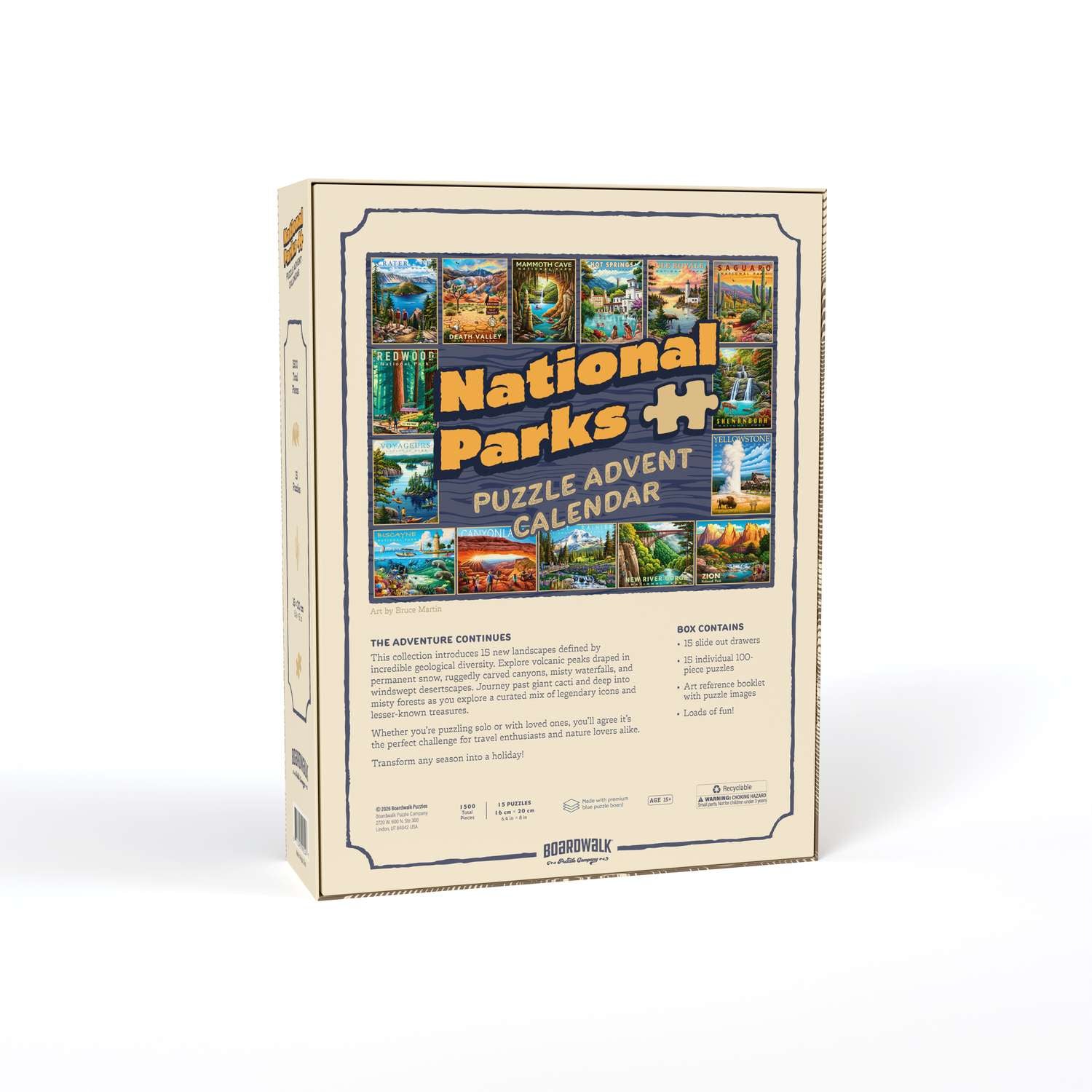 National Parks Puzzle Advent Calendar Vol. 2