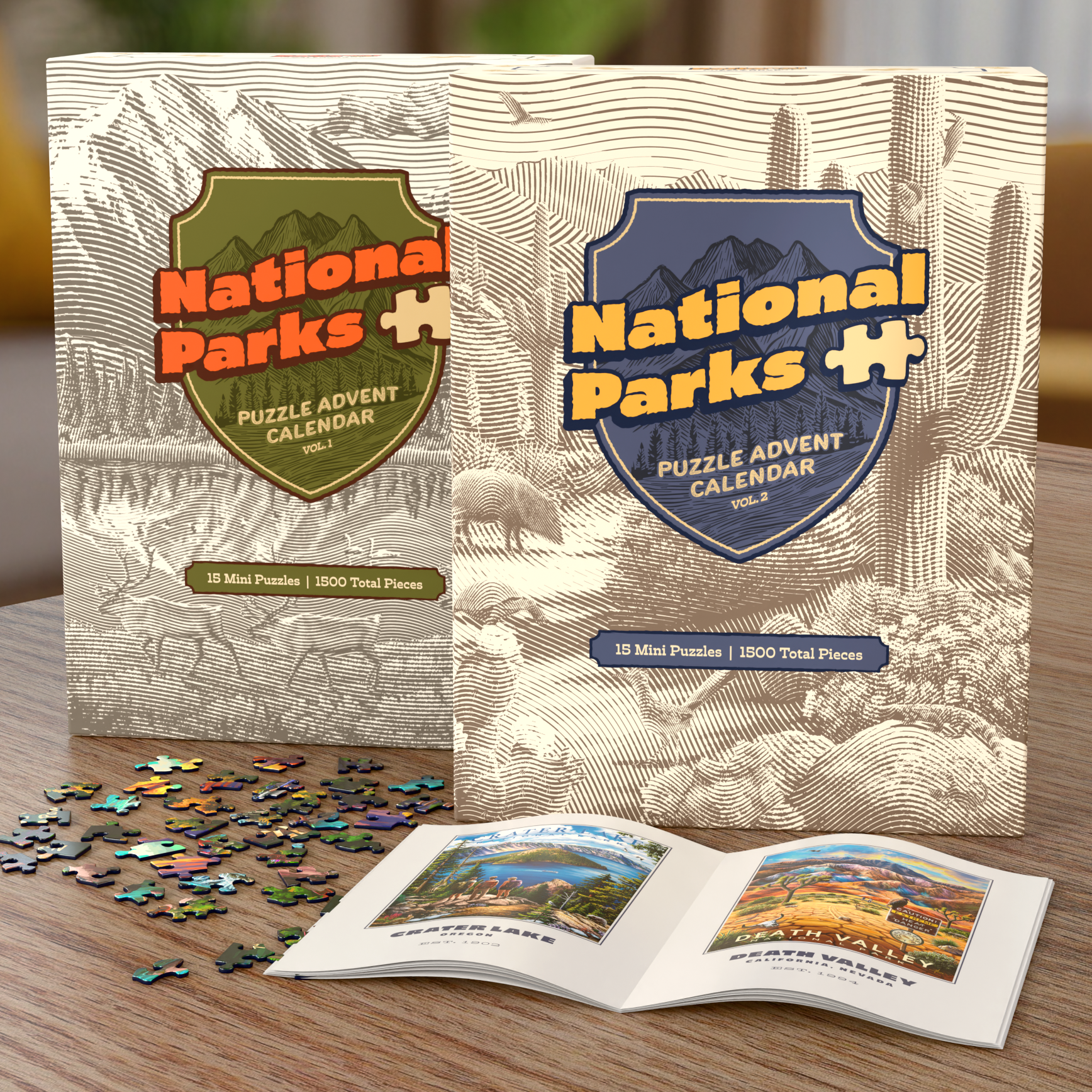 National Parks Puzzle Advent Calendar Vol. 1